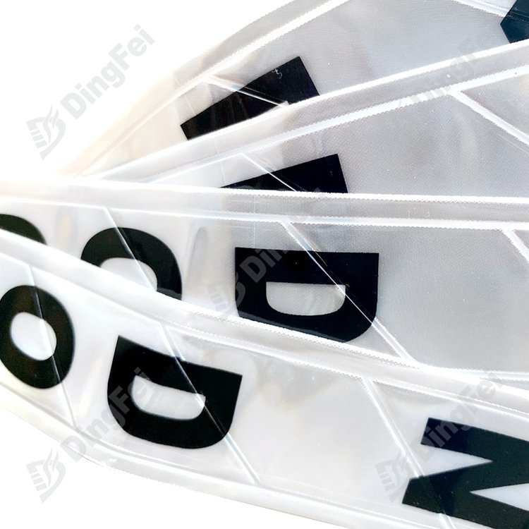 Fluorescent Silver Man Door Mining Area Safety PVC Reflective Streamers Tags - 